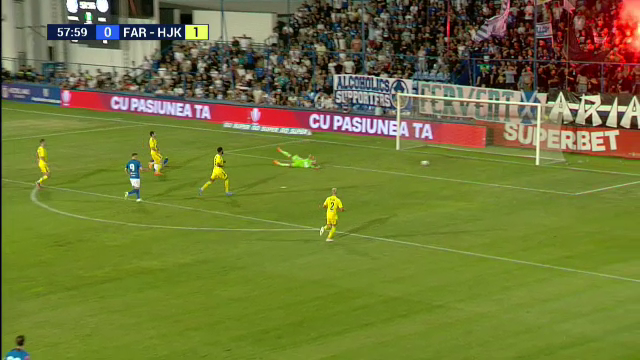 Constantin Budescu, pasă sclipitoare de gol în Farul - HJK! (Pro Arena & VOYO)_14