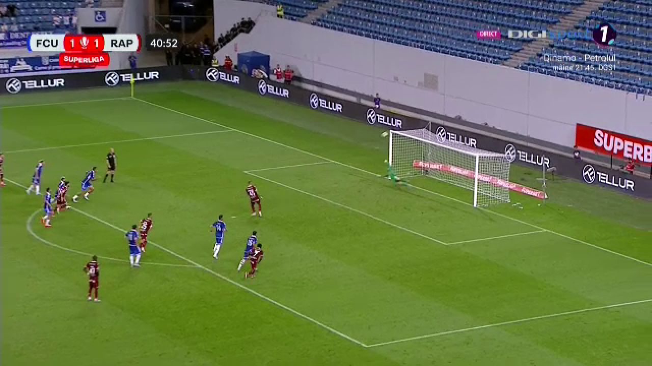 FCU Craiova - Rapid 3-5. Show în Bănie! Rrahmani debutează cu o ”dublă” și îi aduce pe giuleșteni pe locul trei_9