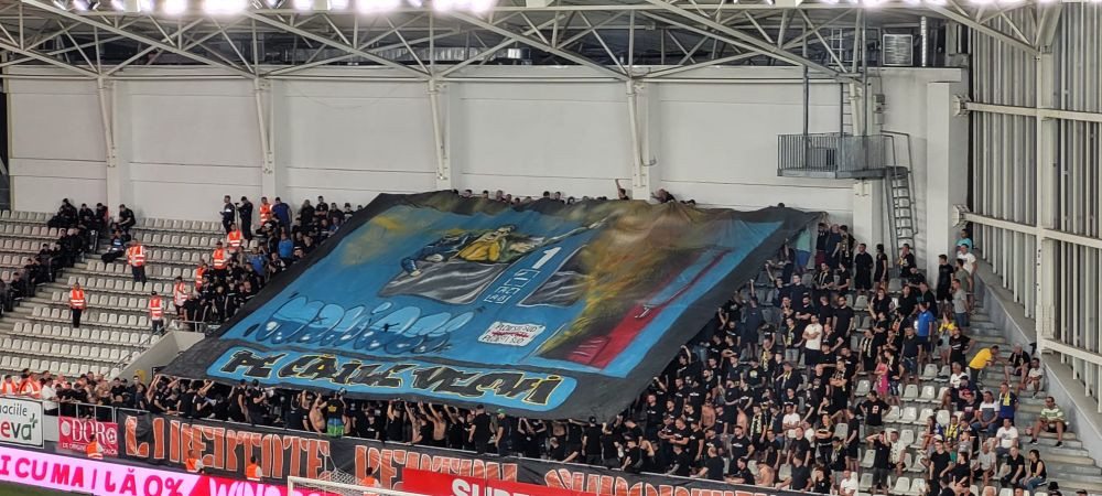 Protestul galeriilor în startul meciului Dinamo - Petrolul. Motivul și mesajele afișate pe arena Arcul de Triumf_4