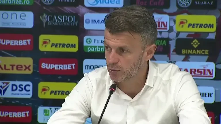 Conferință de presă Ovidiu Burcă, după Rapid - Dinamo 4-0 (02/09/2023)