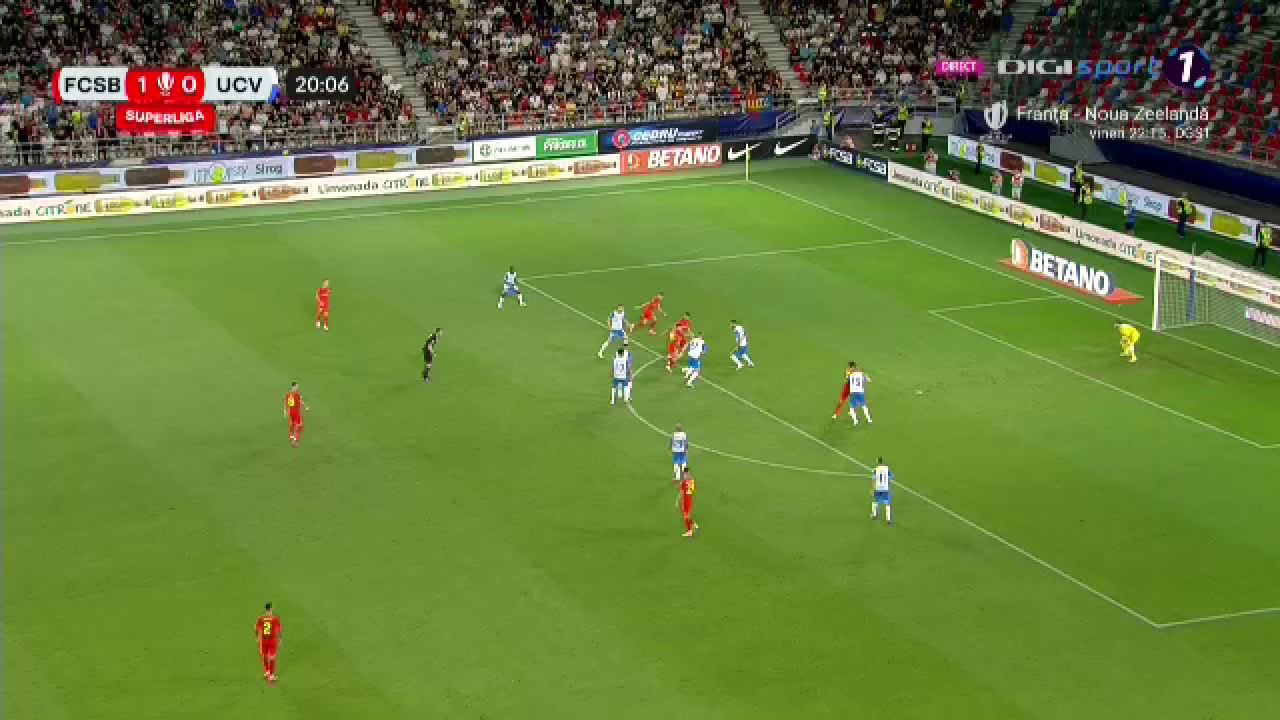 Risto Radunovici a înscris primul său gol din noul sezon în FCSB - Universitatea Craiova!_11