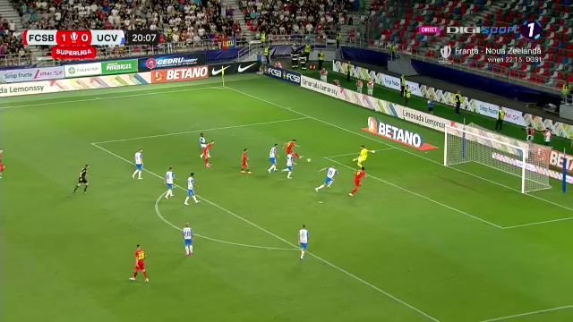 Risto Radunovici a înscris primul său gol din noul sezon în FCSB - Universitatea Craiova!_16