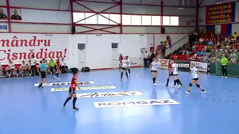 Măgura Cisnădie - CSM București: ultimele cinci minute din repriza secundă