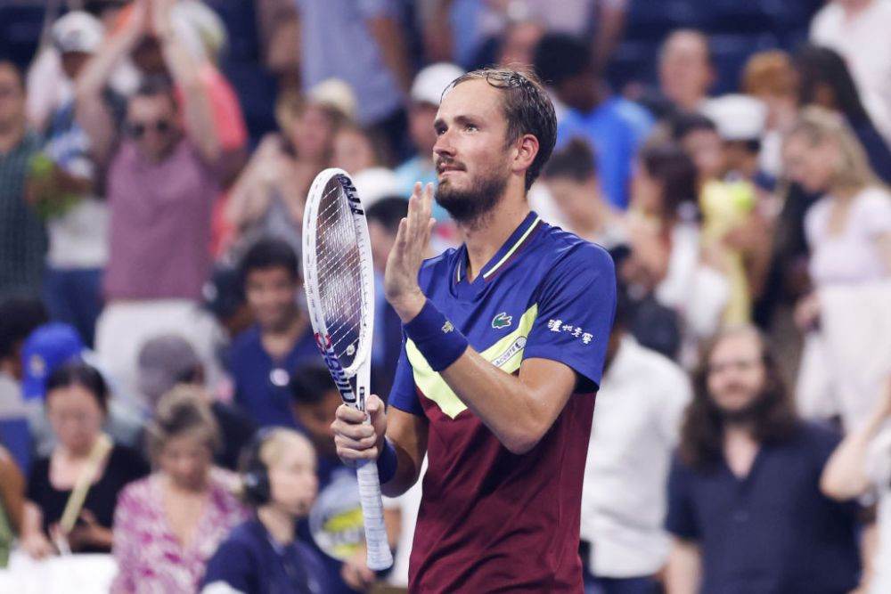 &bdquo;Cineva o să moară, o să vedeți&rdquo; Moment halucinant &icirc;n meciul rușilor Medvedev și Rublev, din sferturile US Open