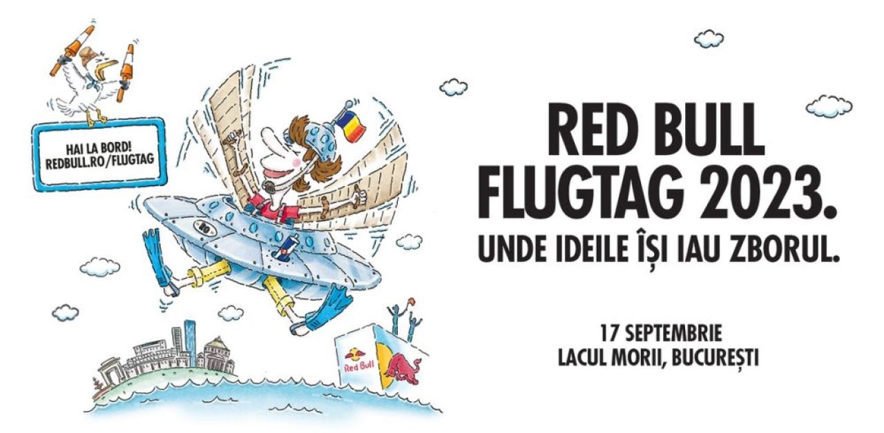 Mihai Bobonete, Mihai Rait și Maria Popovici sunt prezentatorii Red Bull Flugtag, competiția mașinăriilor zburătoare și a piloților neînfricați_1