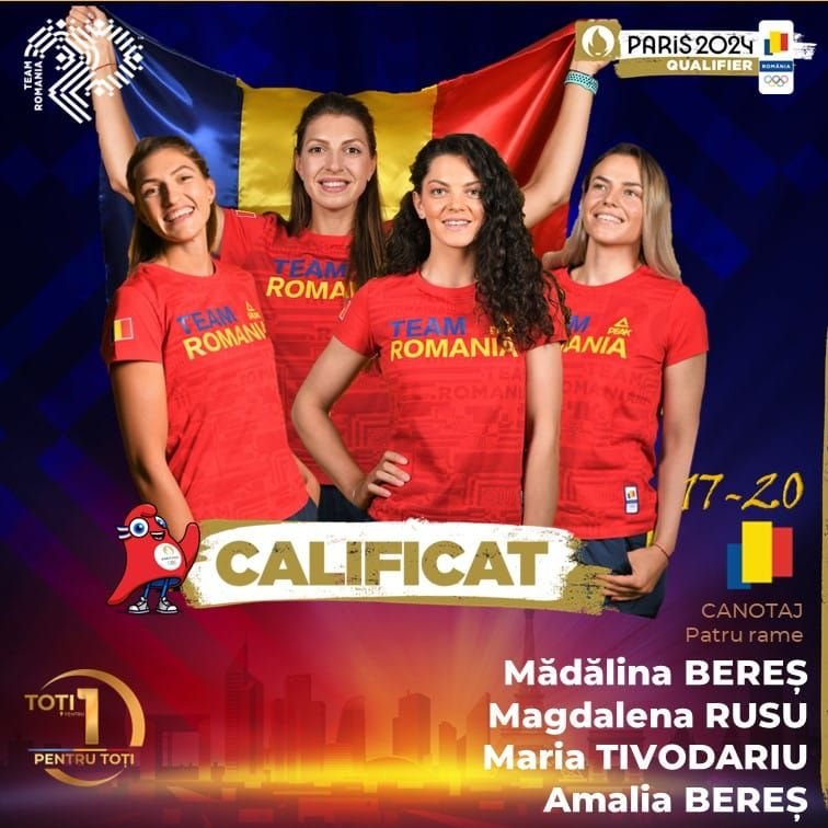 România a ajuns la 20 de sportivi calificați la Jocurile Olimpice de la Paris din 2024! Echipajele de la canotaj și-au asigurat astăzi locurile_3