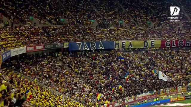 Coregrafie splendidă pregătită de galeria României la meciul cu Israel_19