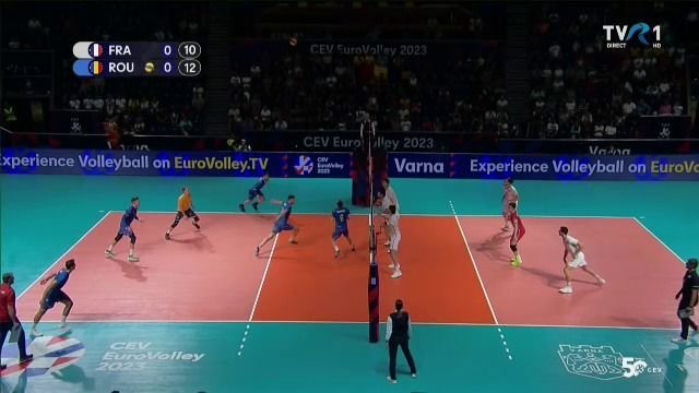 România - Franța 0-3 (22-25, 14-25, 25-27) Bravo, băieți! Tricolorii lui Sergiu Stancu au ratat calificarea în semifinalele Europeanului de volei, dar rămân cu o performanță uriașă_6