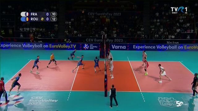 România - Franța 0-3 (22-25, 14-25, 25-27) Bravo, băieți! Tricolorii lui Sergiu Stancu au ratat calificarea în semifinalele Europeanului de volei, dar rămân cu o performanță uriașă_6