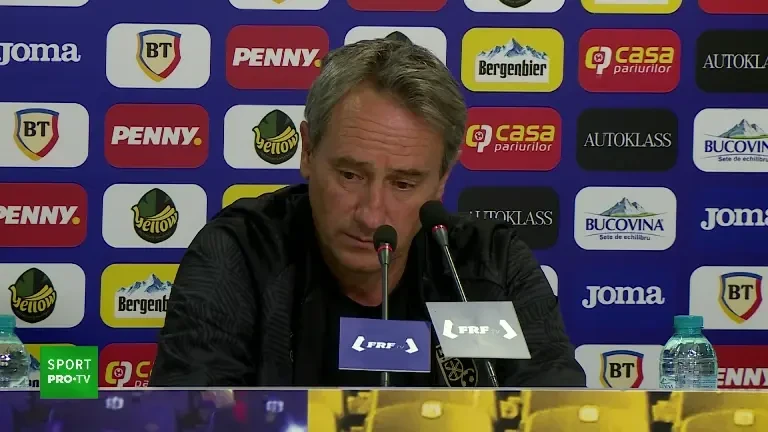 Conferința de presă a selecționerului lui Kosovo &icirc;nainte de meciul cu Rom&acirc;nia (12.09.2023)