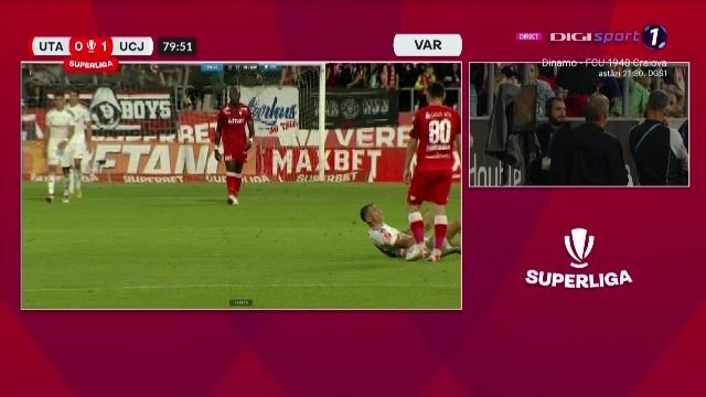 Gest stupid al lui Cîmpanu la debutul pentru U Cluj: și-a scuipat adversarul chiar înainte de schimbare_7