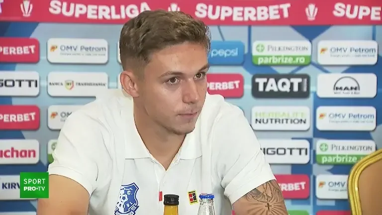 Louis Munteanu, înainte de Farul - FCSB (16.09.2023)