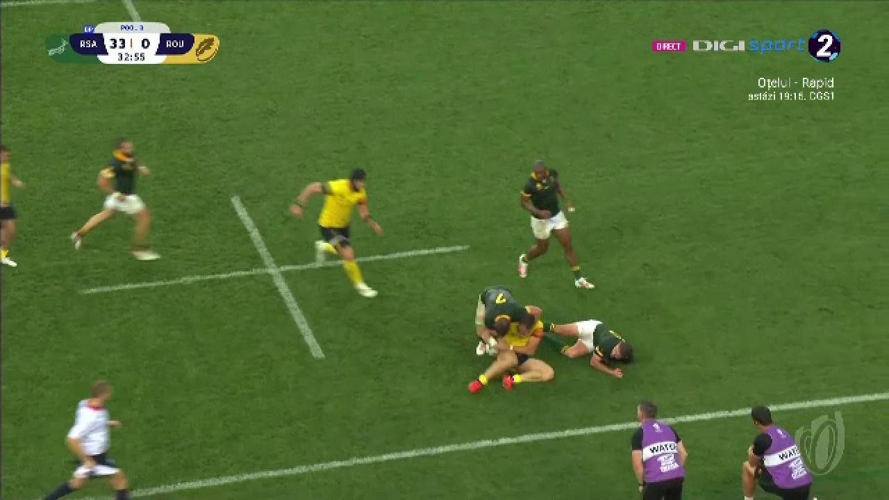 România - Africa de Sud 0-76. Festivalul Springboks.