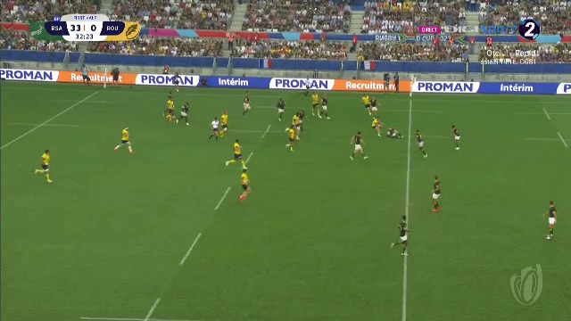 România - Africa de Sud 0-76. Festivalul Springboks. 