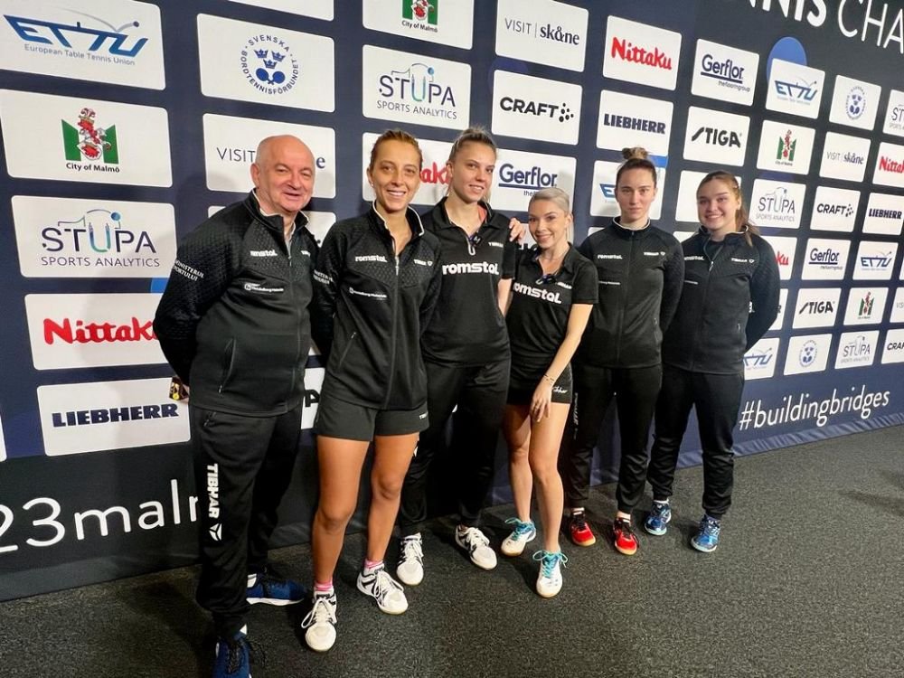 România - Germania 0-3. Tricolorele, cu fruntea sus! Au pierdut finala Europeanului de tenis de masă de la Malmo și au cucerit argintul _9