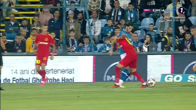 Faza care l-a scos din sărite pe Gheorghe Hagi! Penalty primit ușor de FCSB cu Farul _3