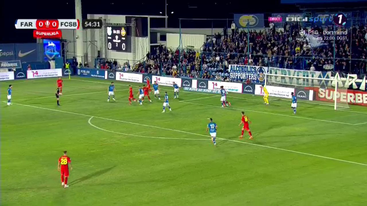 Faza care l-a scos din sărite pe Gheorghe Hagi! Penalty primit ușor de FCSB cu Farul _4
