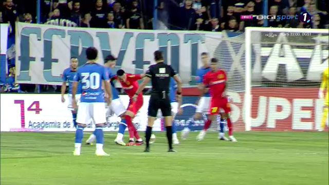 Faza care l-a scos din sărite pe Gheorghe Hagi! Penalty primit ușor de FCSB cu Farul _11