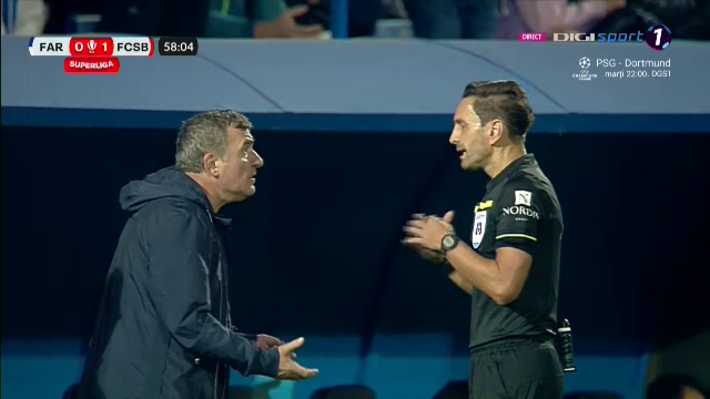Faza care l-a scos din sărite pe Gheorghe Hagi! Penalty primit ușor de FCSB cu Farul _30