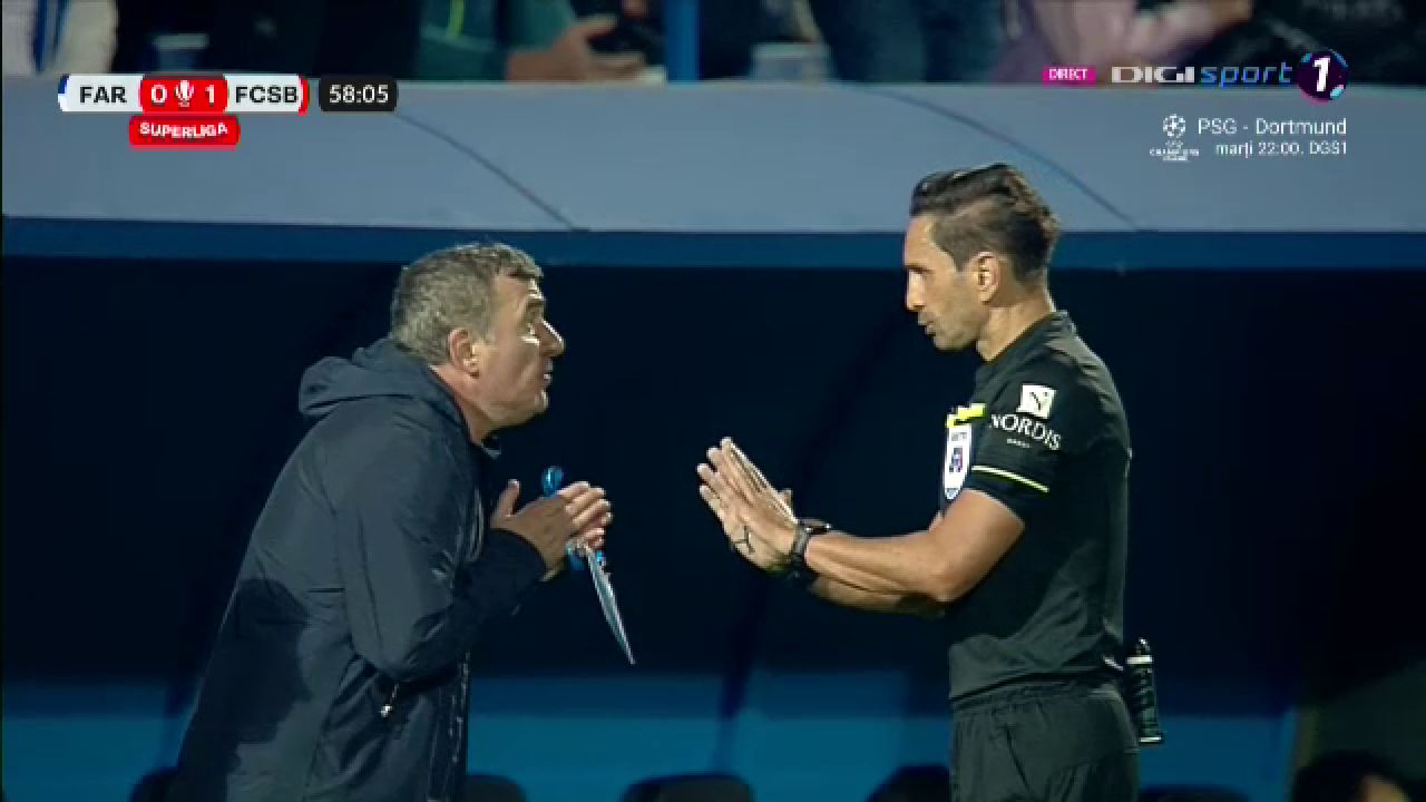 Faza care l-a scos din sărite pe Gheorghe Hagi! Penalty primit ușor de FCSB cu Farul _31
