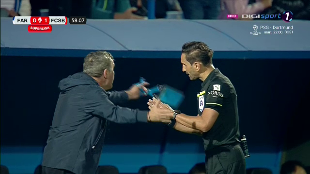 Faza care l-a scos din sărite pe Gheorghe Hagi! Penalty primit ușor de FCSB cu Farul _33