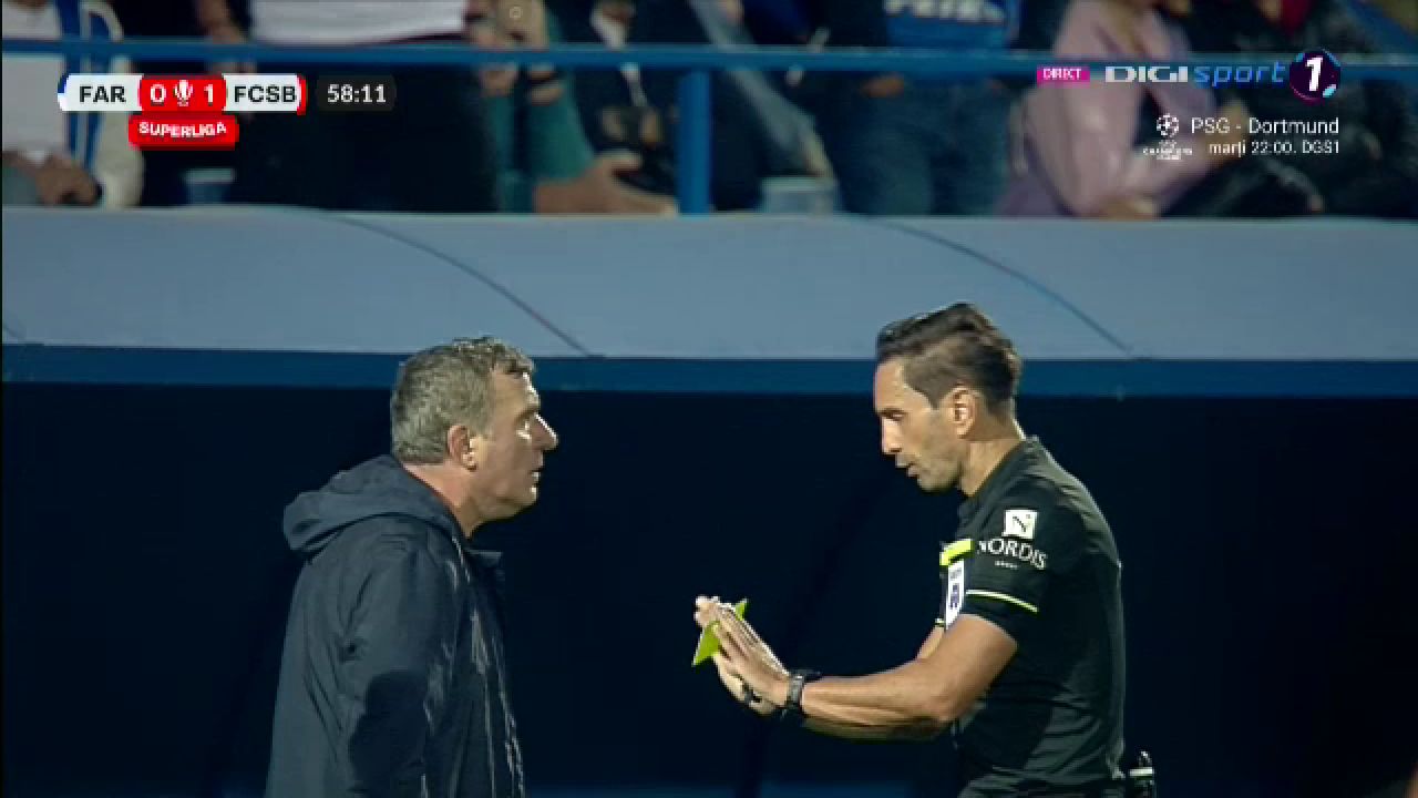 Faza care l-a scos din sărite pe Gheorghe Hagi! Penalty primit ușor de FCSB cu Farul _46