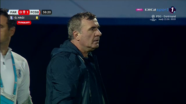 Faza care l-a scos din sărite pe Gheorghe Hagi! Penalty primit ușor de FCSB cu Farul _50