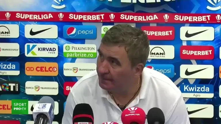 Conferință Gică Hagi, după Farul - FCSB 0-1
