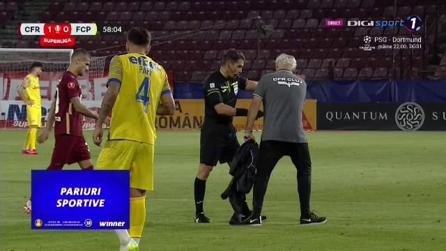 Mandorlini, roșu de furie după cartonașul roșu primit în CFR-Petrolul_6