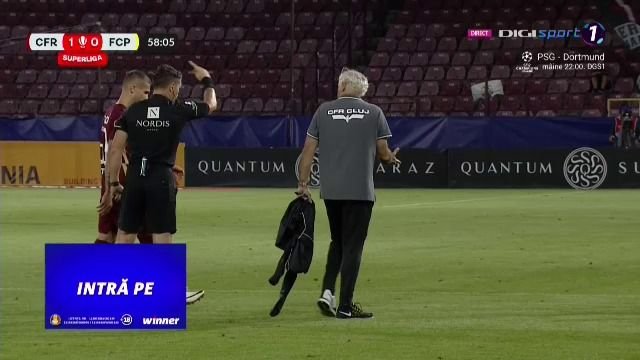 Mandorlini, roșu de furie după cartonașul roșu primit în CFR-Petrolul_7