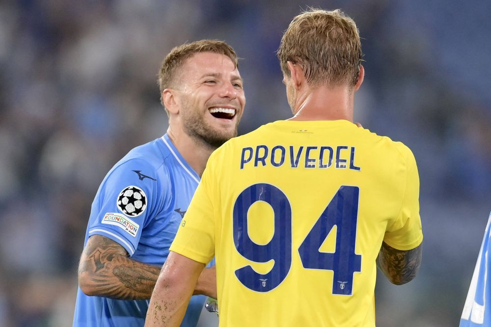 Reacția portarului Provedel după ce a marcat al doilea gol din carieră: