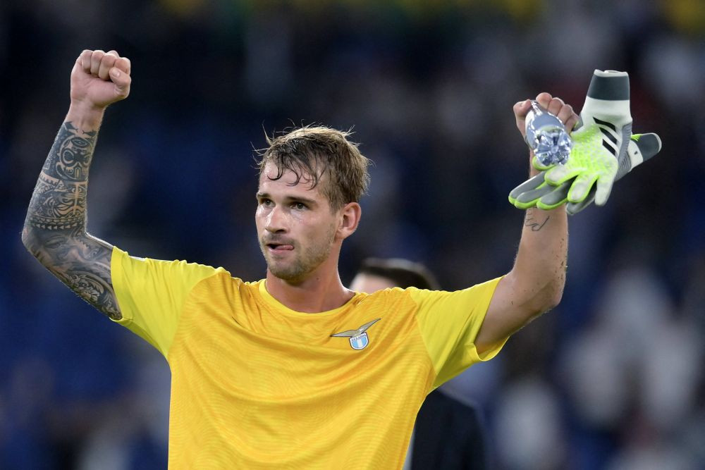 Reacția portarului Provedel după ce a marcat al doilea gol din carieră: 