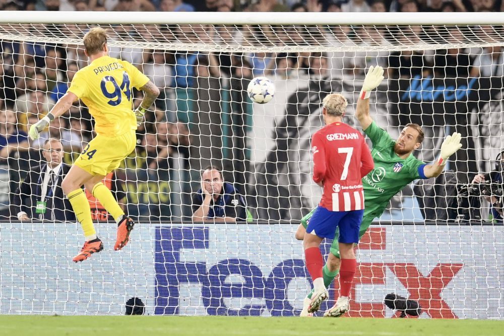 Reacția portarului Provedel după ce a marcat al doilea gol din carieră: