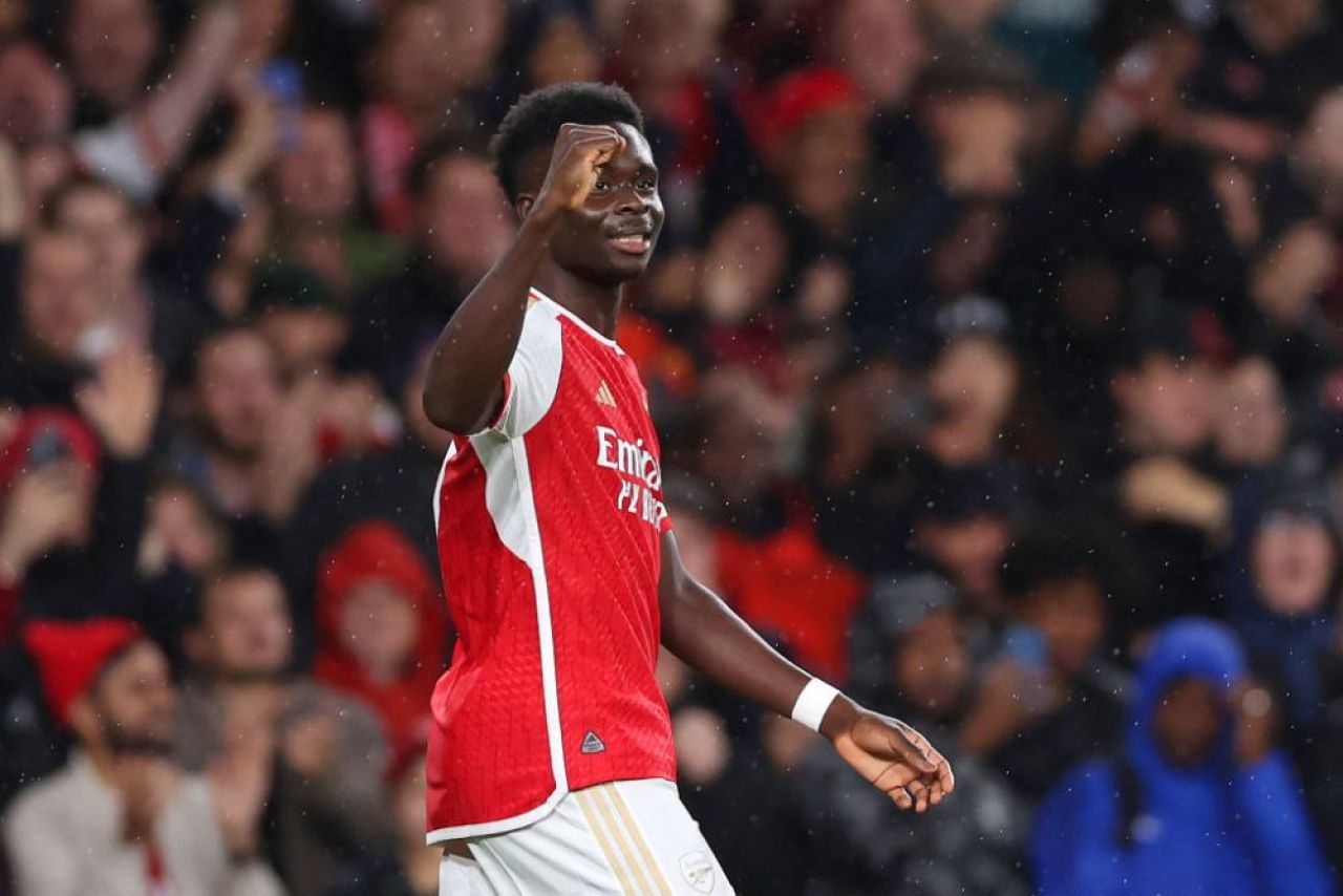 Bukayo Saka, primul gol în UEFA Champions League chiar la primul său meci în competiție! De când nu mai marcase Arsenal în UCL _1