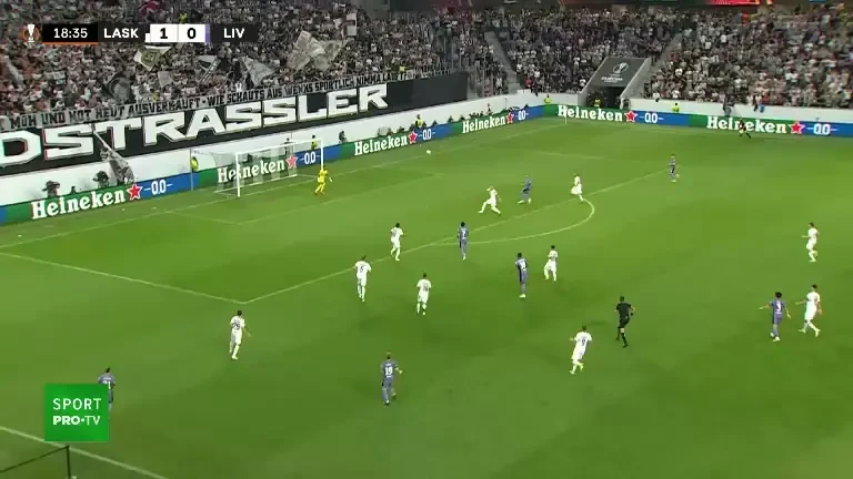 LASK Linz - Liverpool | Minutul 19: Ocazie Liverpool!