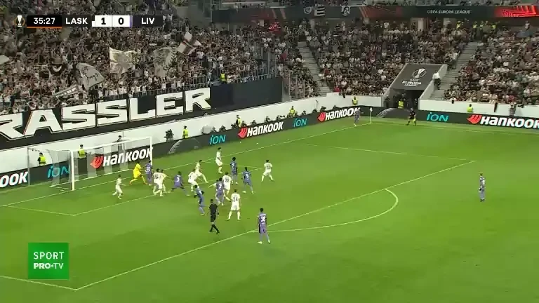 LASK Linz - Liverpool | Minutul 36: Ocazie Liverpool!
