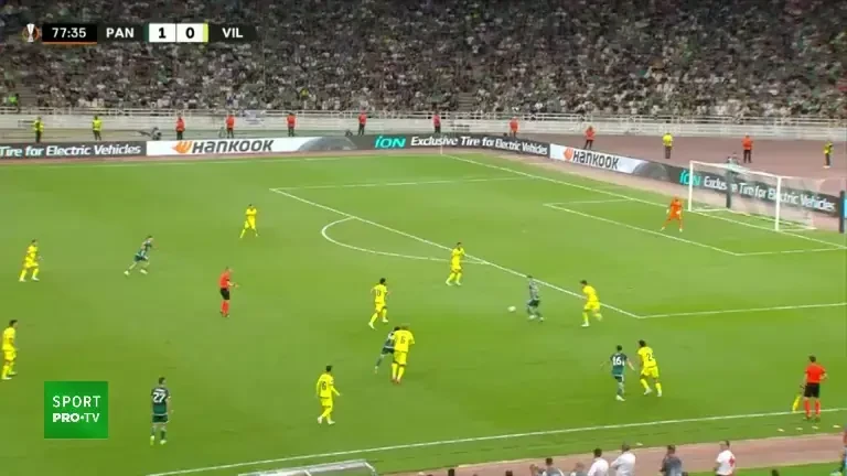 Panathinaikos - Villarea 2-0 | Gol marcat de Sporar 78