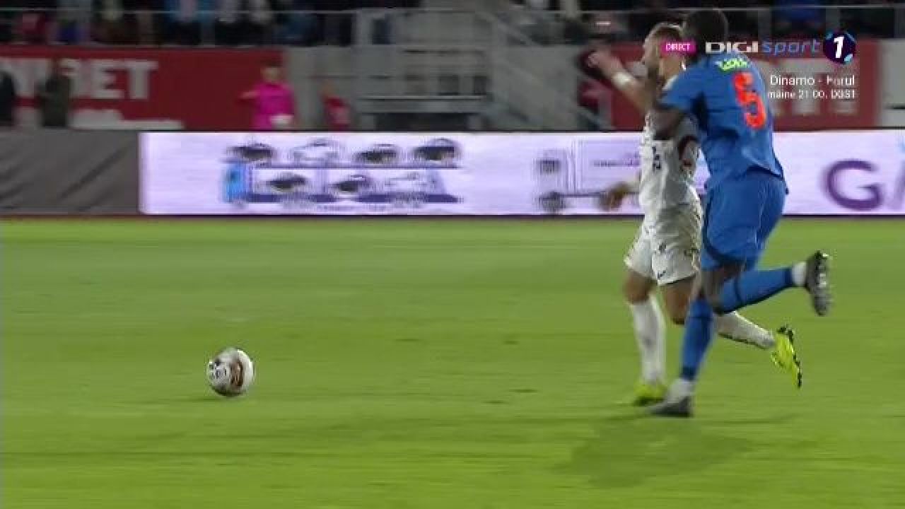 Gafă de proporții a lui Joyskim Dawa în Hermannstadt - FCSB: roșu direct + penalty_6