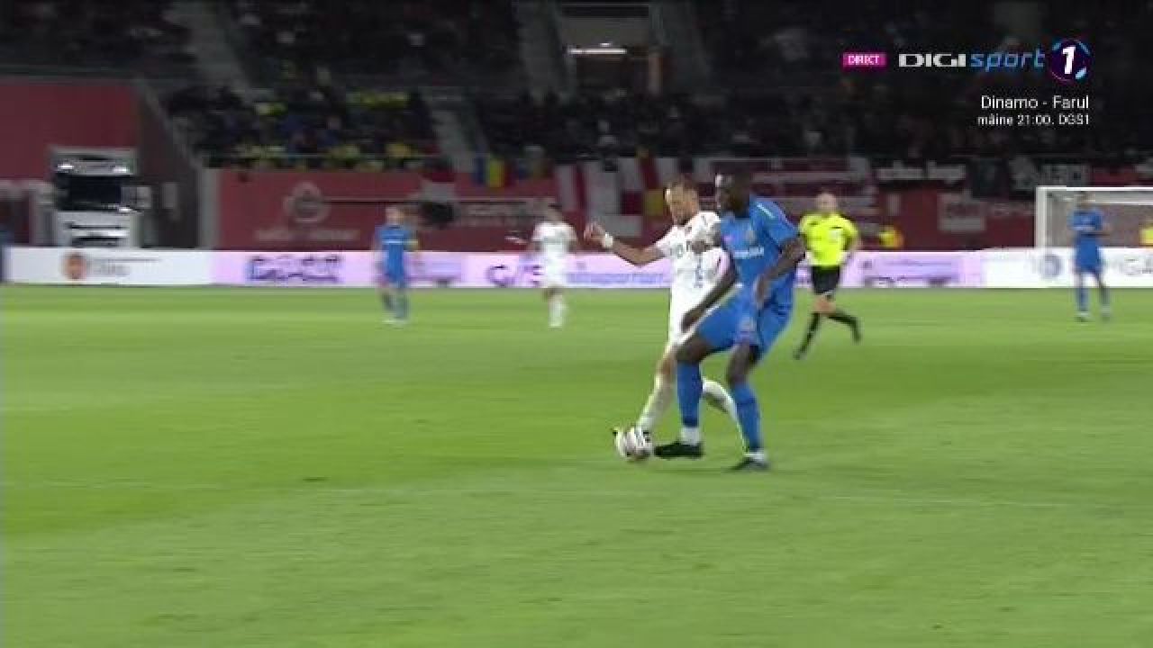 Gafă de proporții a lui Joyskim Dawa în Hermannstadt - FCSB: roșu direct + penalty_7