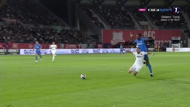 Gafă de proporții a lui Joyskim Dawa în Hermannstadt - FCSB: roșu direct + penalty_10