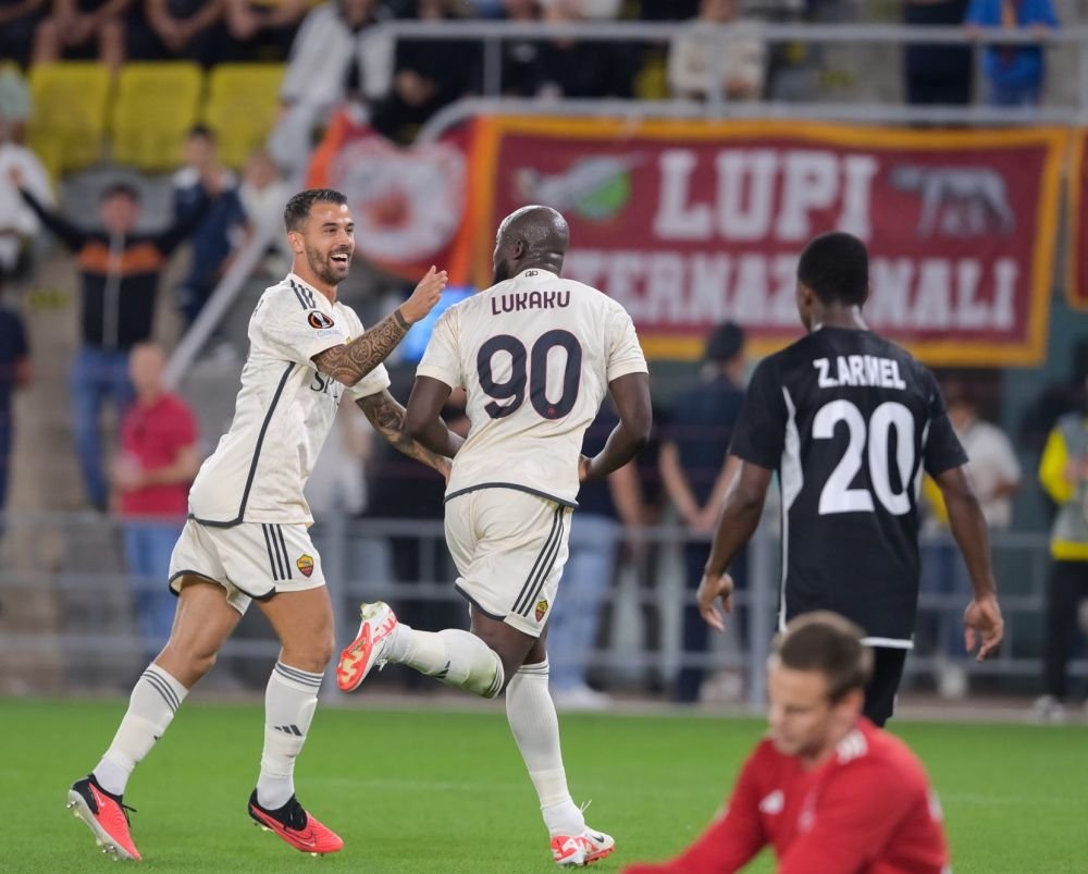 Roma și Romelu! Sheriff Tiraspol - AS Roma 1-2, meciul &icirc;n care Lukaku i-a adus victoria echipei lui Mourinho. Partida a fost &icirc;n direct pe VOYO