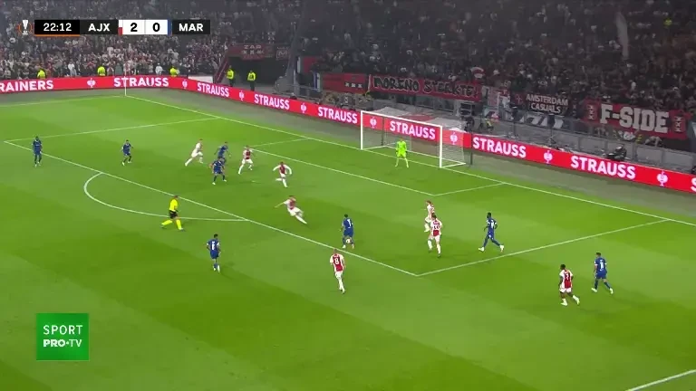 Ajax - Marseille | Minutul 23: GOL Marseille!
