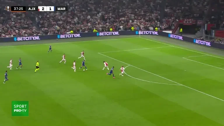Ajax - Marseille | Minutul 38: GOL Marseille!