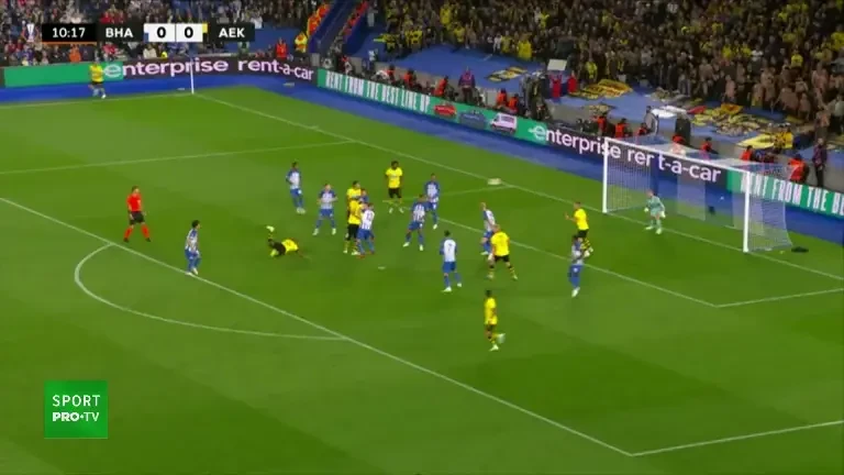 Brighton - AEK Atena 0-1 GOL Sidibe 11 (Meci transmis de VOYO)