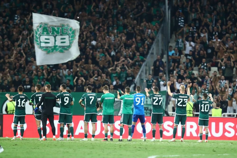 Asta înseamnă Grecia! Fanii au făcut show pe stadion în Panathinaikos - Villareal 2-0, meci transmis de VOYO_5