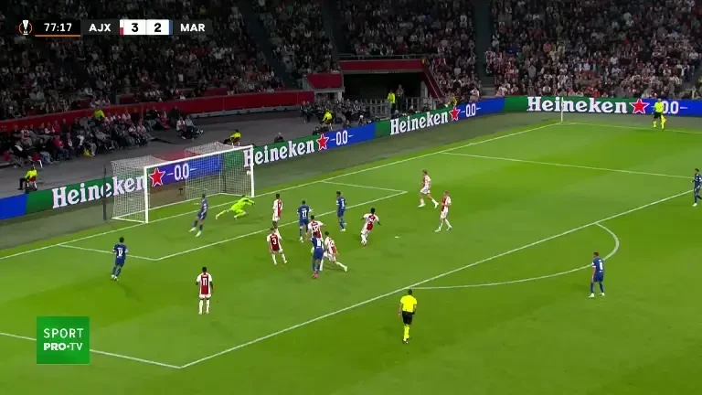 Ajax - Marseille | Minutul 78: GOL Marseille!