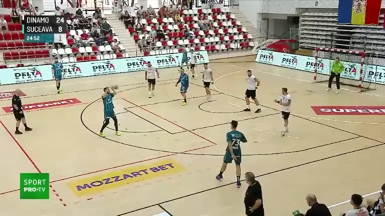 Dinamo, la conducere &icirc;n prima repriză cu CSU Suceava (Pro Arena VOYO)