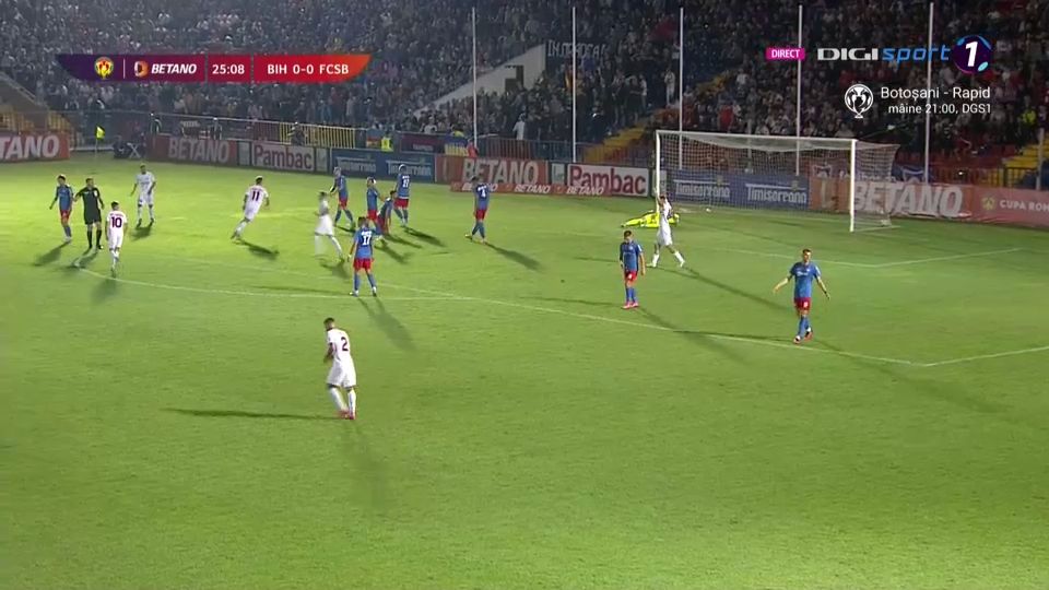 Final de meci: FC Bihor - FCSB 0-2. Oaspeții se impun fără probleme prin golurile lui Miculescu și Ngezana_17
