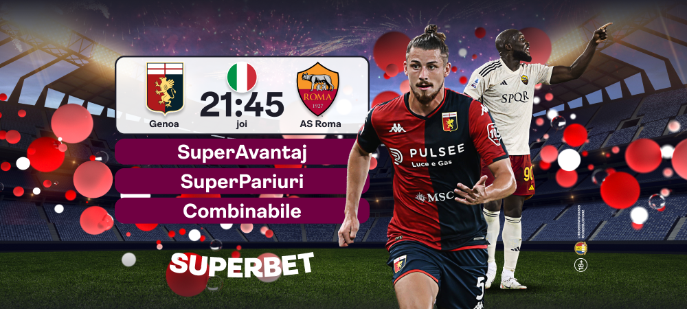 (P) Drăguşin şi Puşcaş împotriva lui Lukaku şi Mourinho. Supercotele pentru Genoa – Roma