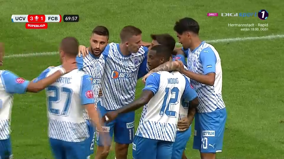 Universitatea Craiova - FC Botoșani 5-1 | Roguljic și Mitriță marchează pe final, oltenii urcă pe locul doi în Superligă_7